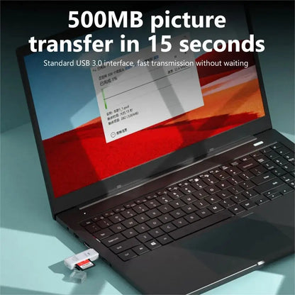 Leitor de cartões SD e microSD USB — opções 2.0 e 3.0