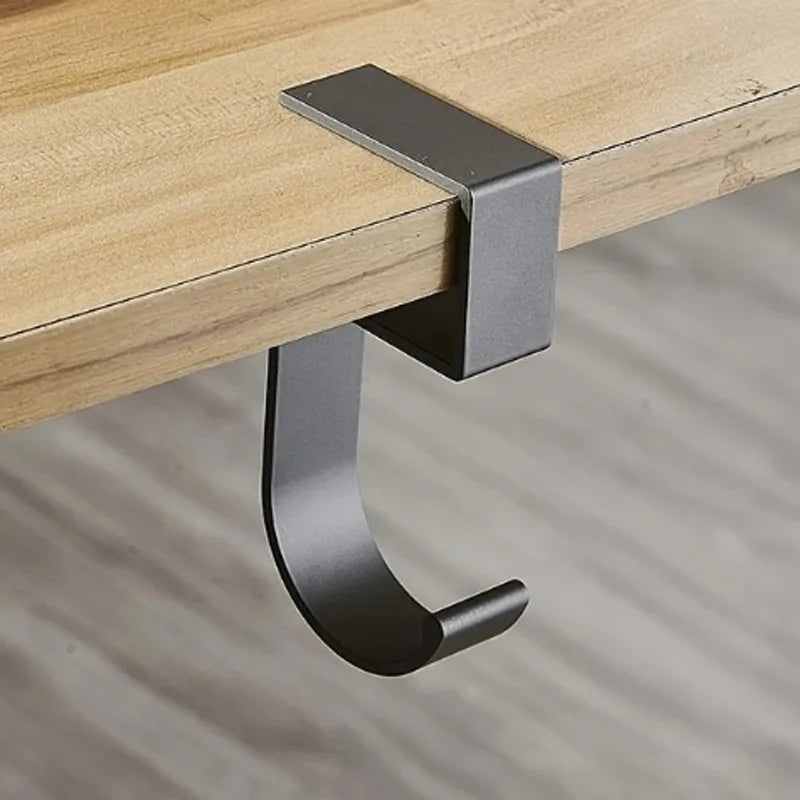 Suporte lateral de mesa para fones e acessórios