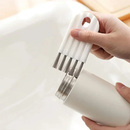 Escova flexível para limpeza de teclados e frestas