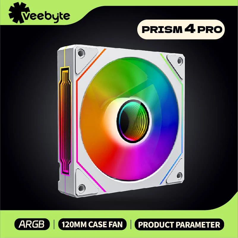Ventoinha Veebyte PRISM 4 PRO ARGB 120 mm