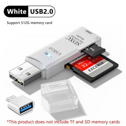 Leitor de cartões SD e microSD USB — opções 2.0 e 3.0