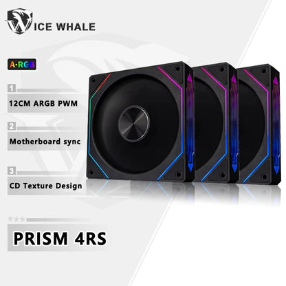 Ventoinha ICE Whale PRISM 4RS ARGB 120 mm