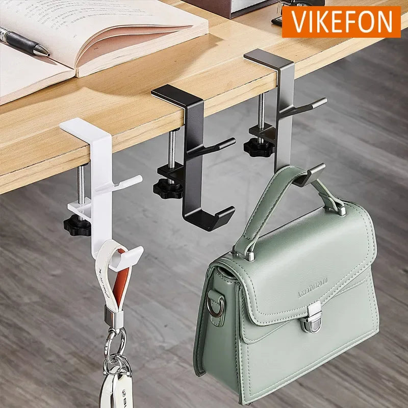 Suporte lateral de mesa para fones e acessórios