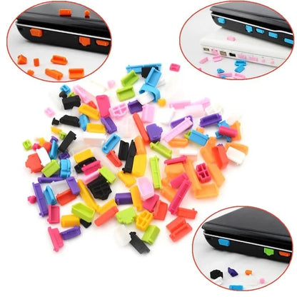 Protetores de silicone para portas de notebook — 16 peças