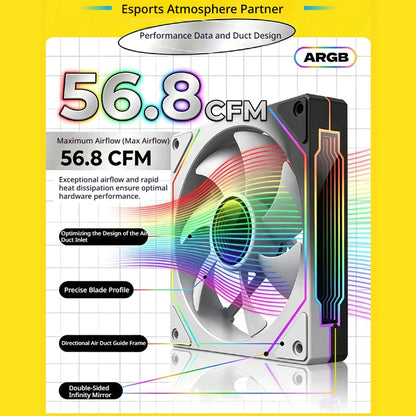 Ventoinha Veebyte PRISM 4 PRO ARGB 120 mm