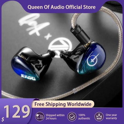 Fone de ouvido intra-auricular QoA x 7th Acoustics Ryusei