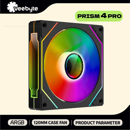 Ventoinha Veebyte PRISM 4 PRO ARGB 120 mm