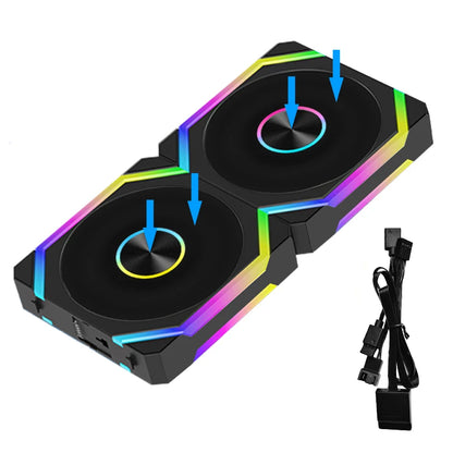 Ventoinha modular JUMPEAK HS120 Halo ARGB 120 mm
