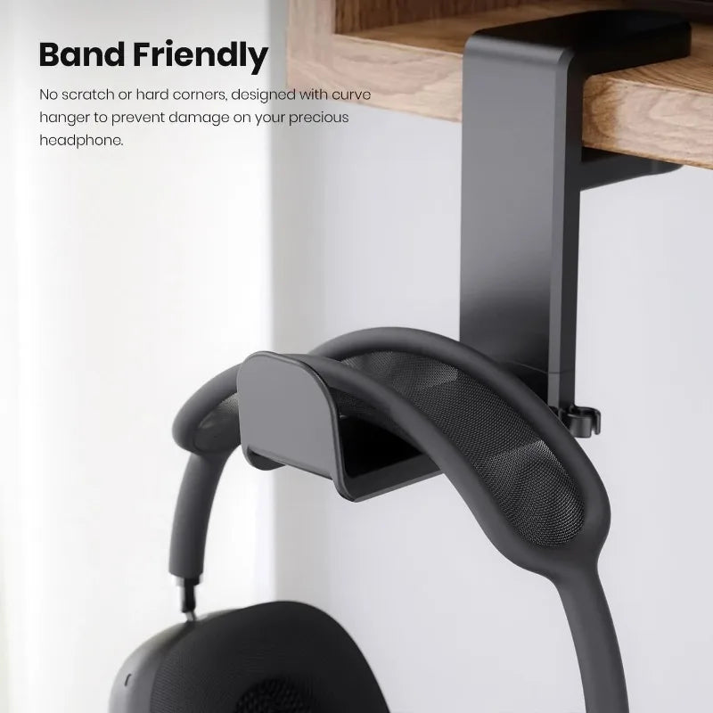 Suporte giratório para fones de ouvido