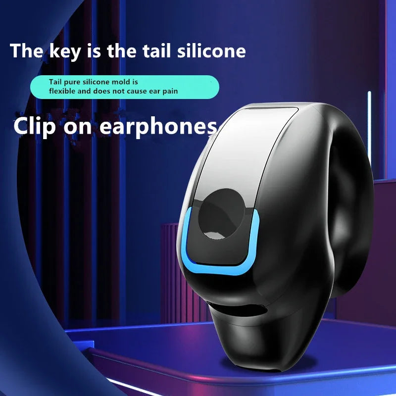 Fone de ouvido Bluetooth com encaixe clip