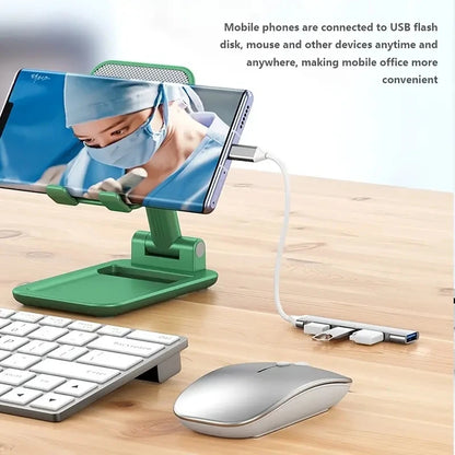 Hub compacto USB-C com 4 portas USB