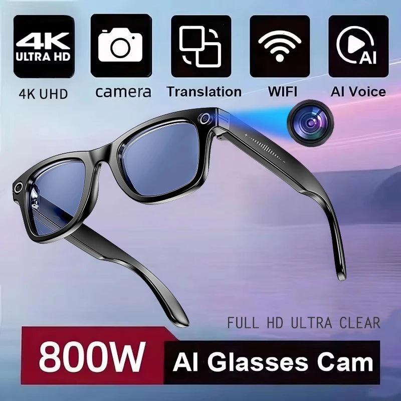 Óculos inteligentes W610 com câmera