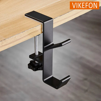 Suporte lateral de mesa para fones e acessórios