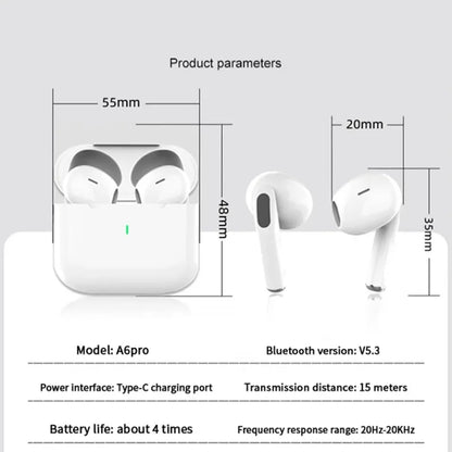 Fone de ouvido Bluetooth Air Pro