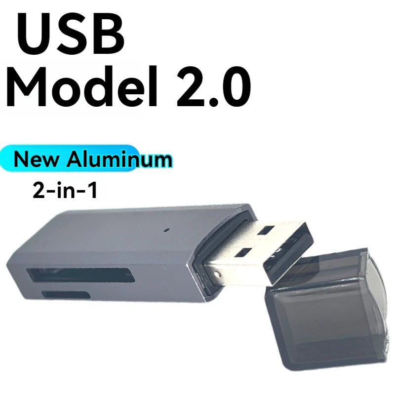 Leitor de cartões SD e microSD USB — opções 2.0 e 3.0