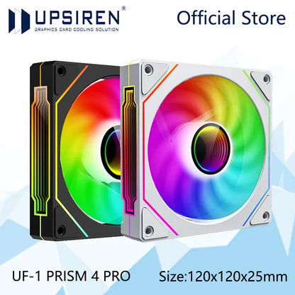 Ventoinha UPSIREN UF-1 PRISM 4 PRO ARGB 120 mm