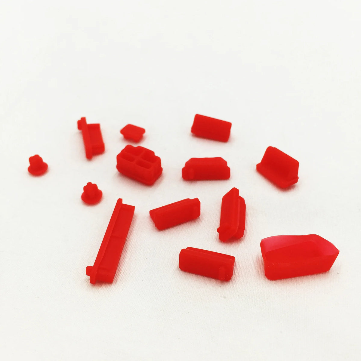 Protetores de silicone para portas de notebook — 16 peças