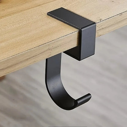 Suporte lateral de mesa para fones e acessórios