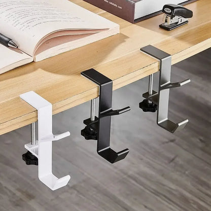 Suporte lateral de mesa para fones e acessórios
