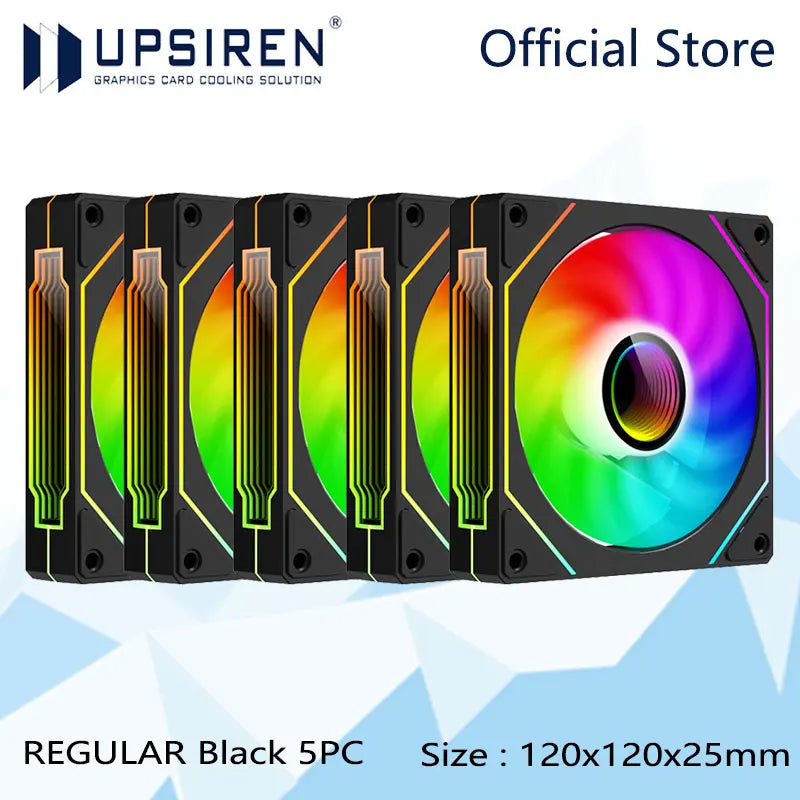 Ventoinha UPSIREN UF-1 PRISM 4 PRO ARGB 120 mm