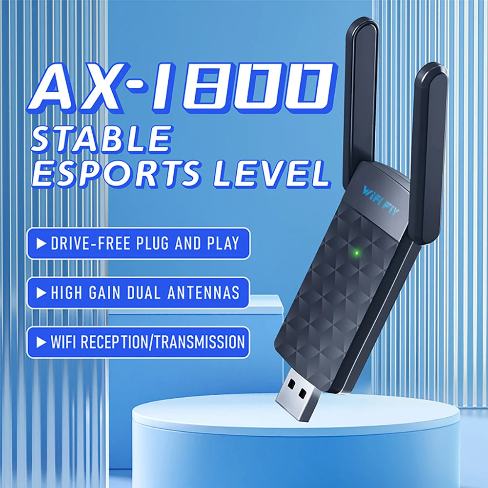 Adaptador Wi-Fi 6 USB 3.0 dual band