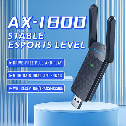 Adaptador Wi-Fi 6 USB 3.0 dual band