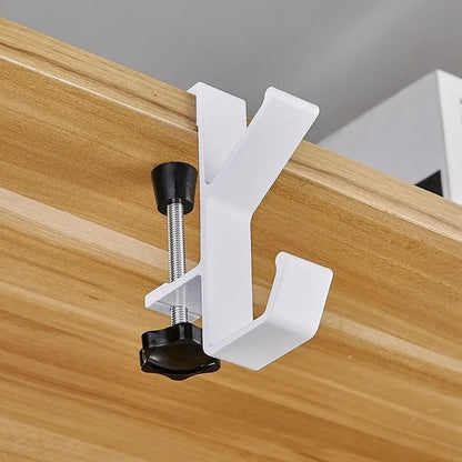Suporte lateral de mesa para fones e acessórios