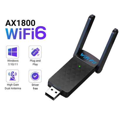 Adaptador Wi-Fi 6 USB 3.0 dual band