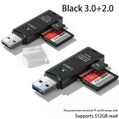 Leitor de cartões SD e microSD USB — opções 2.0 e 3.0