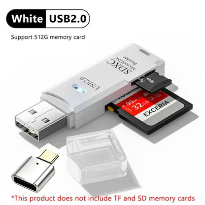 Leitor de cartões SD e microSD USB — opções 2.0 e 3.0