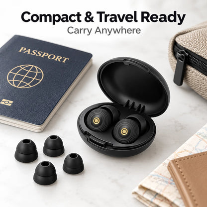 Protetores auriculares reutilizáveis de silicone