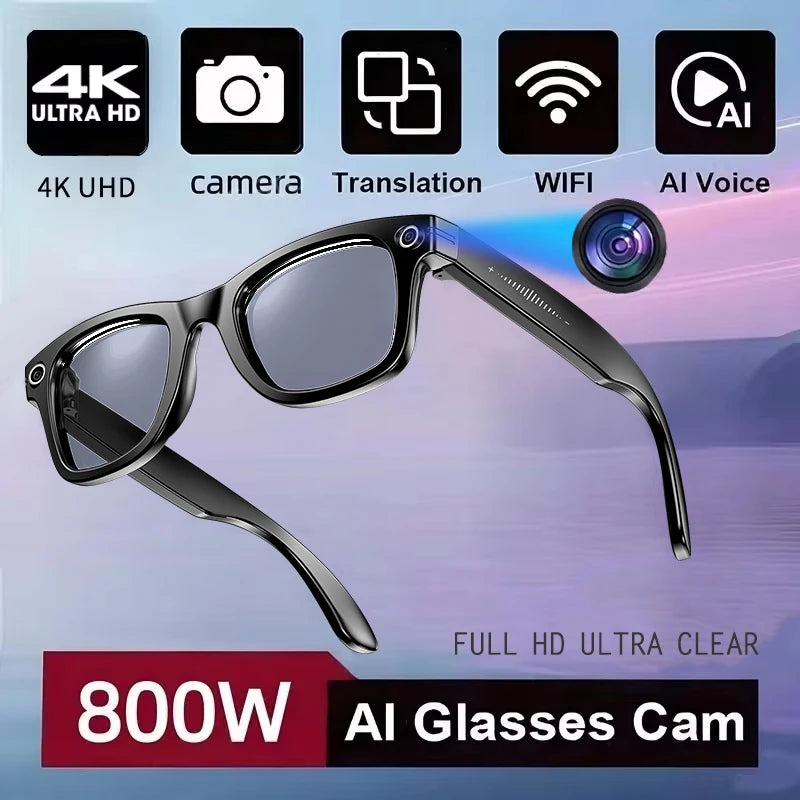 Óculos inteligentes W610 com câmera