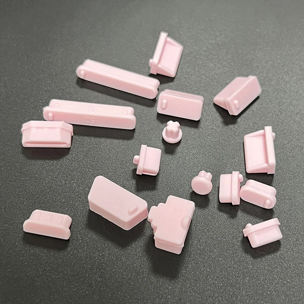 Protetores de silicone para portas de notebook — 16 peças