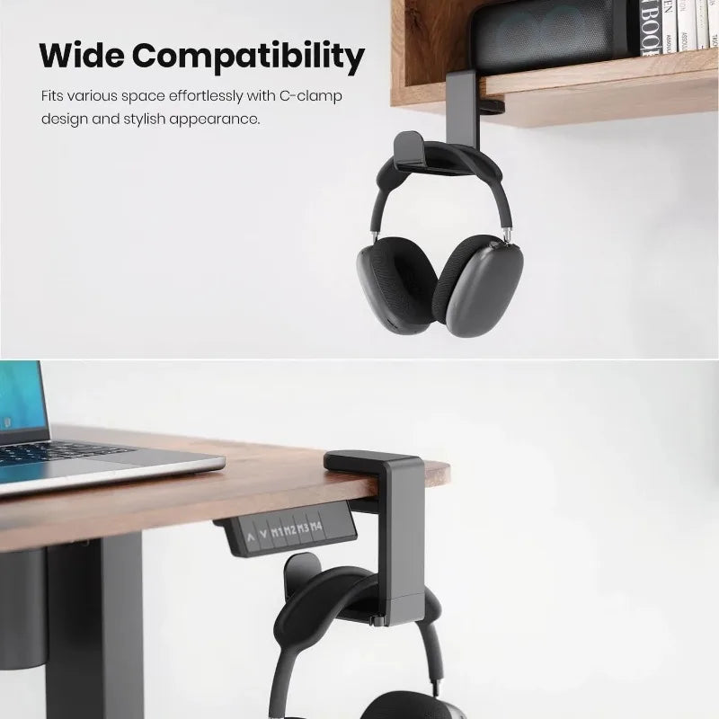 Suporte giratório para fones de ouvido