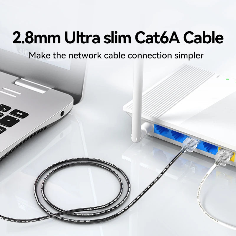 Cabo de rede SAMZHE Cat6A RJ45