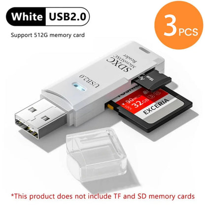 Leitor de cartões SD e microSD USB — opções 2.0 e 3.0