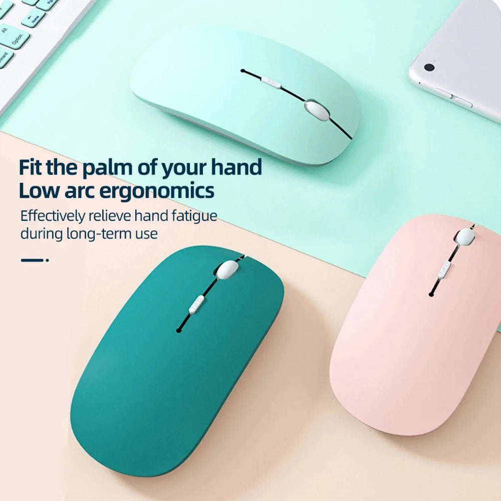 Mouse Bluetooth slim para notebook e tablet