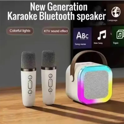 Caixa de som karaokê K12 Bluetooth