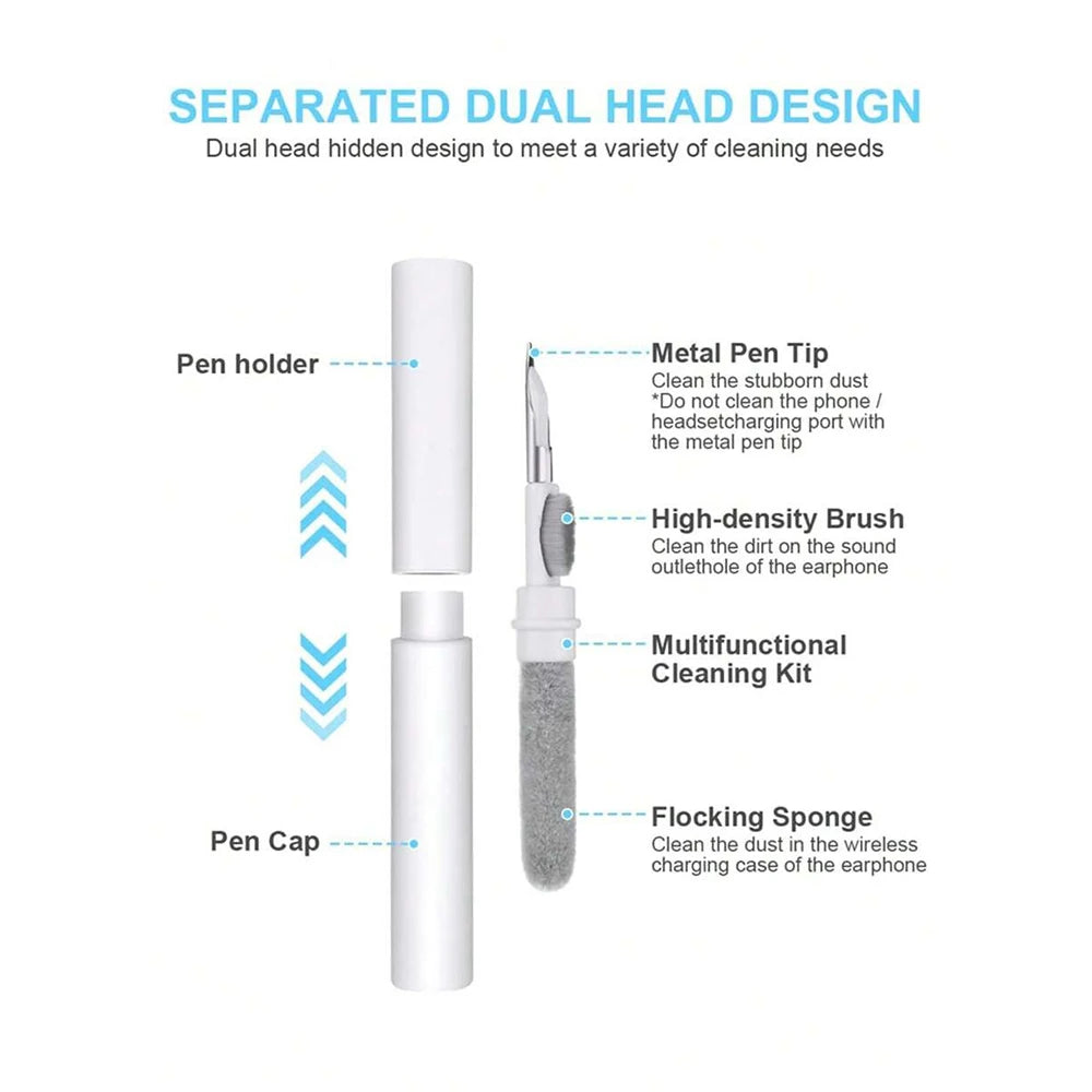 Caneta de limpeza para fones de ouvido