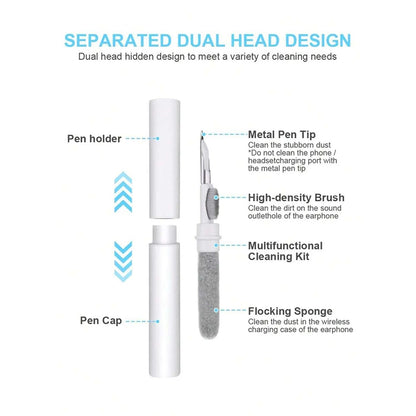 Caneta de limpeza para fones de ouvido