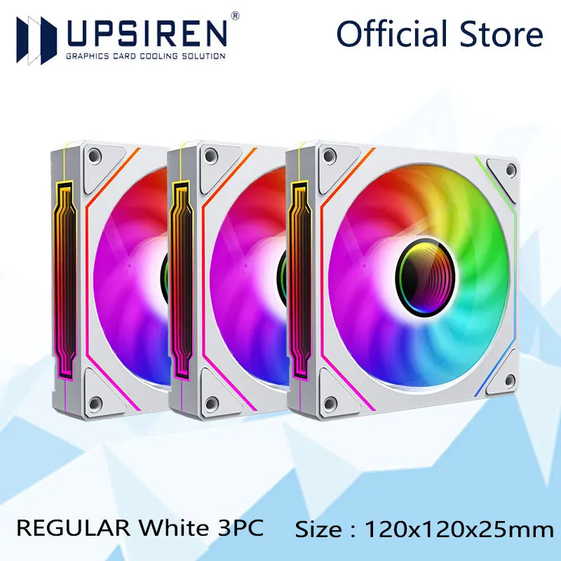 Ventoinha UPSIREN UF-1 PRISM 4 PRO ARGB 120 mm