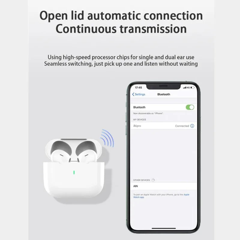 Fone de ouvido Bluetooth Air Pro