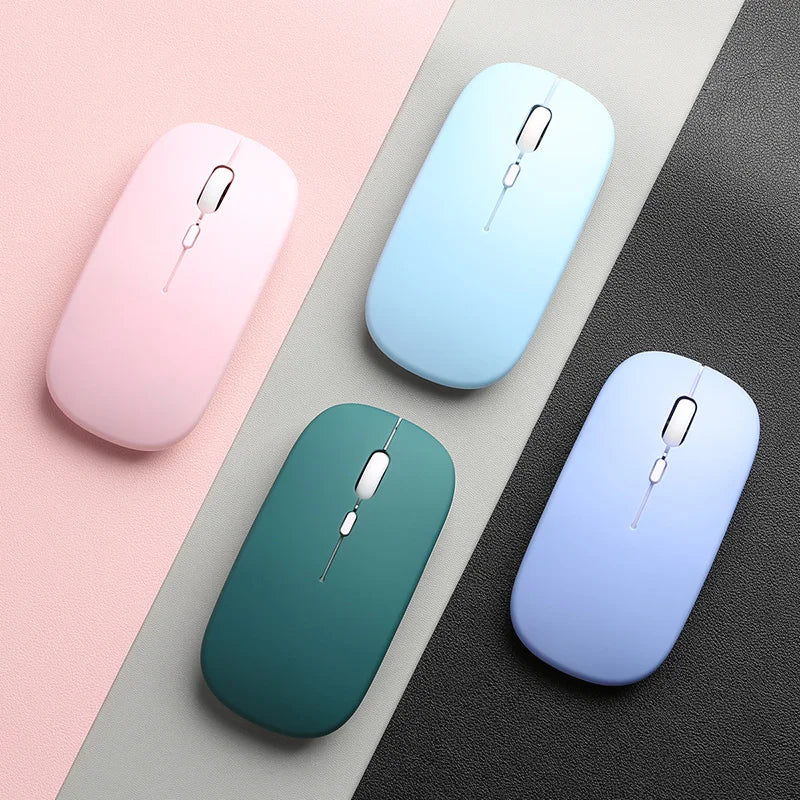 Mouse Bluetooth slim para notebook e tablet