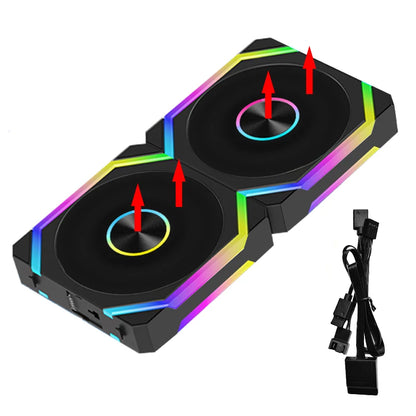 Ventoinha modular JUMPEAK HS120 Halo ARGB 120 mm
